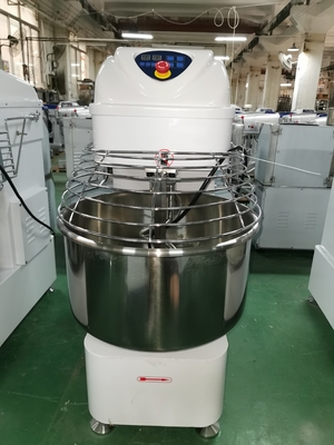 Capacity 80L Spiral Mixer 17.8 Rpm Tank Speed Cooking Equipment Fast Food Kitchen Equipment