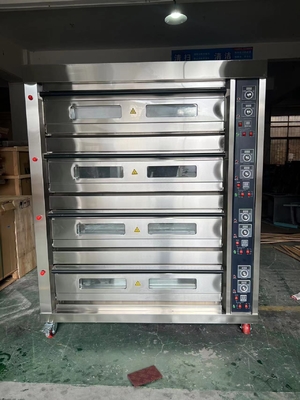 Gas Deck Oven For Baking Bread Egg Tart And Mooncake With 40*60cm Tray Size