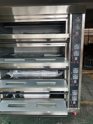 Gas Deck Oven For Baking Bread Egg Tart And Mooncake With 40*60cm Tray Size
