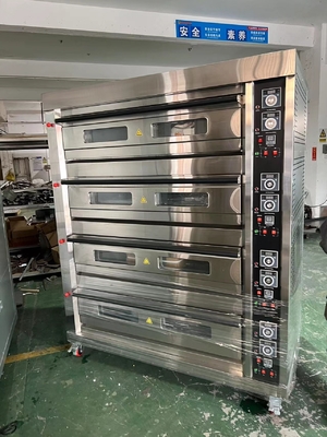 Gas Deck Oven For Baking Bread Egg Tart And Mooncake With 40*60cm Tray Size
