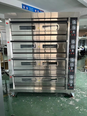 Gas Powered Kitchen Cooking Equipment For Bakery Delights 494kg Heavy Duty Oven For Breads Tarts Mooncakes