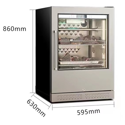 168L Hotel Refrigerator Black Shell 160W Compressor Air Cooling Single Temperature Zone Easy Maintenance