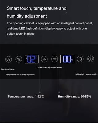 168L Hotel Refrigerator Black Shell 160W Compressor Air Cooling Single Temperature Zone Easy Maintenance