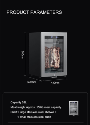 168L Hotel Refrigerator Black Shell 160W Compressor Air Cooling Single Temperature Zone Easy Maintenance