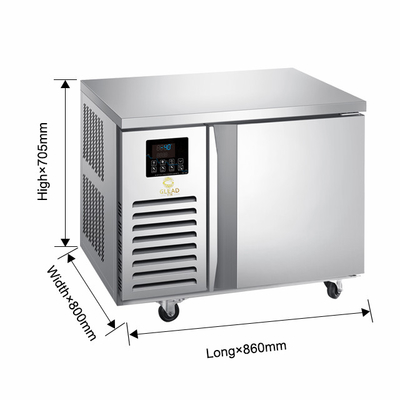 860*800*585mm Commercial Cooking Equipment For Consistent Temperature Controlblast Chiller/freezer