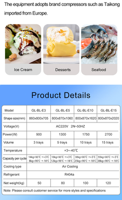 Commercial Hotel Refrigeration Equipment With R-404A Cooling