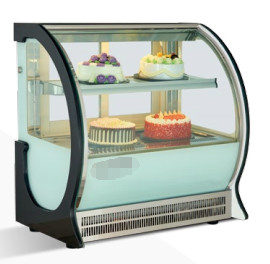 220V/50Hz Insulated Glass Front MINI Cake Showcase