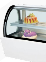 Industrial Cooling Equipment Showcases With Insulated Glass And Marble Base - 220V/50Hz