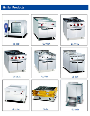 Heavy Duty Gas Griddle Plate For Professional Kitchen Cooking With LPG Power - 32kg Weight And 11.7kw Power