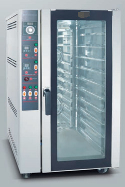 12KW Computer Electric Hot Air Convection Oven With Spray 10p Trays Superior Baking Results