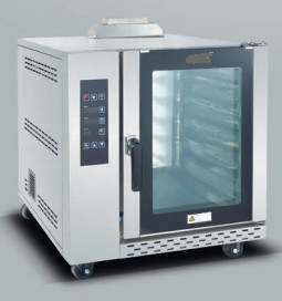 220V/3N~380V 12KW Computer Electric Hot Air Convection Oven With 10 Trays Per Deck At 5~300.C