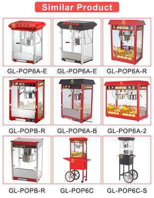 16.5kg Compact 1.5KW Kitchen Cooking Equipment With 220V-240V Voltage For Easy Popcorn Making
