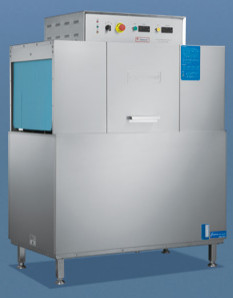 Stainless Steel SS304 Flight Type Dishwasher 380V for Commercial Catering Equipment