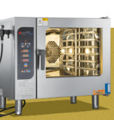 32.8KW Electric 20x1/1GN Combi Oven 400-600 Meals Capacity Commercial Baking Equipment