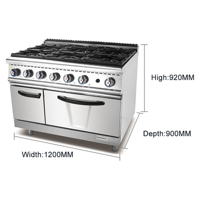 Low Noise Gas Valve Commercial Food Machine with Customizable Temperature Control