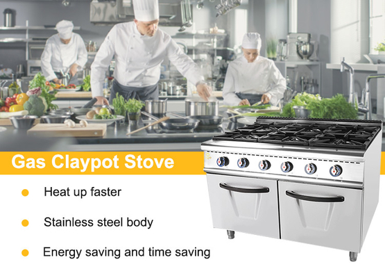 Gas Cooking Equipment Cooking Tools Low Noise Output Power 49.6KW LPG 56KW for Restaurant Kitchen
