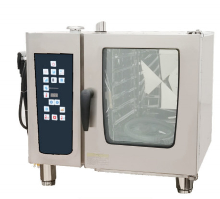Electric Stainless Steel Combi Steam Oven with Adjustable Temperature and 67mm Layer Height