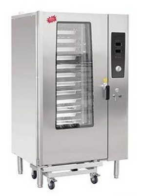 Stainless Steel Combi Steam Oven with 220V-240V Voltage Temperature Range 25-250.C 67mm Layer Height