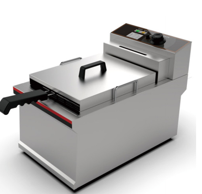 Commercial Stainless Steel 220-240v Fryer With Mechanical Control Panel