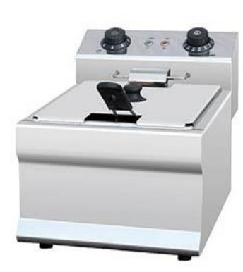 Stainless Steel 1 Tank Fryer Restaurant Cooking Equipment with Mechanical Control Panel for Precise Fry