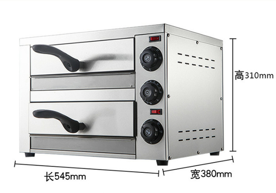 Stainless Steel Pizza Oven Baking Station with 220V-240V Heat Control for Perfect Pizza Making