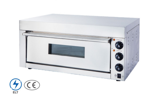Commercial Kitchen Pizza Oven with Variable Temperature Control and Voltage Compatibility