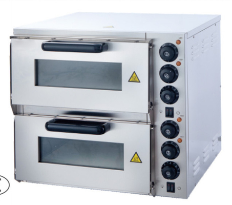 Commercial Kitchen Pizza Oven with Variable Temperature Control and Voltage Compatibility