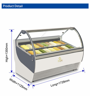 Italian 18-Pan Industrial Cold Storage -16.C~-18.C Temp Ventilated Cooling System 220-240V Power