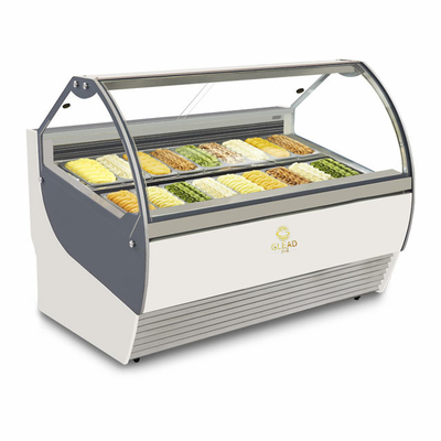 Ventilated Commercial Refrigeration Equipment with Marble Base