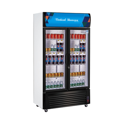 Commercial Stainless Steel Beverage Display Cooler 210L Cooling Volume 220-240v Voltage 0-10 Temperature