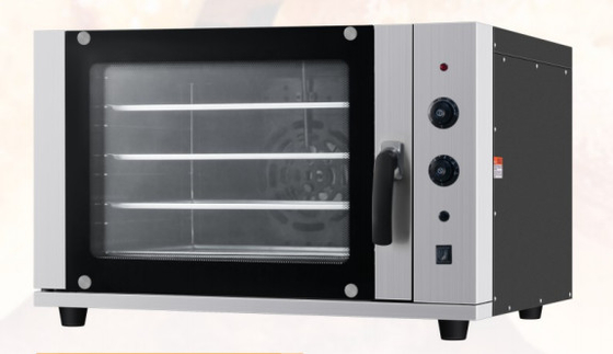 Stainless Steel Convention Oven With Temperature Range 0-350℃