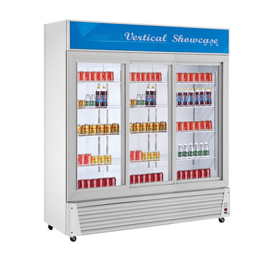 Volume 680L Beverage Display Cooler Cooling Beverage 0~10 Temperature