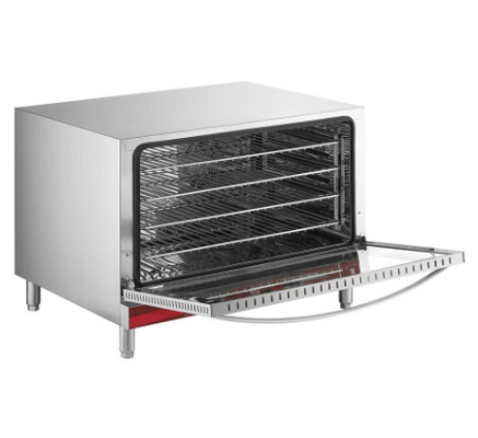 Stainless Steel Convention Oven with Digital Control Panel for Baking Food