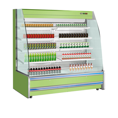 Stainless Steel 0~10 Temperature Beverage Display Cooler 1300L Volume 220-240V Voltage