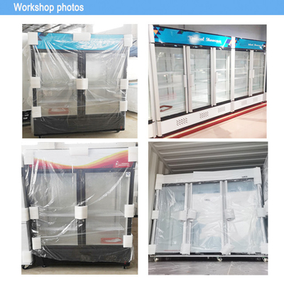 395W Stainless Steel Beverage Display Cooler for Commercial Beverage Chilling at 0~10.C