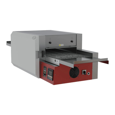 Stainless Steel Conveyor Pizza Oven Mechanical Control Panel 50-400℃ Temp for Baking Pizza