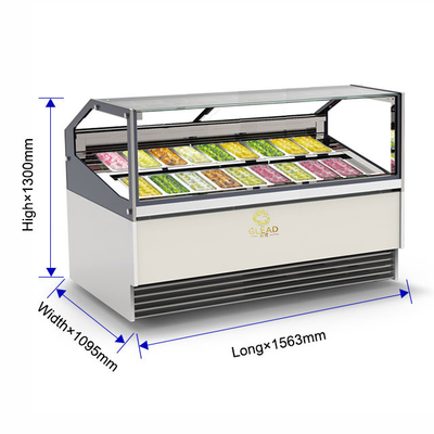 1650W Ventilated Industrial Refrigeration Equipment with Reverse Cycle Defrost for -16C to -18C Temperature