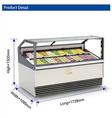 1650W Ventilated Industrial Refrigeration Equipment with Reverse Cycle Defrost for -16C to -18C Temperature