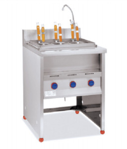 Digital Control Panel Noodle Cooker Equipment in Silver 0-200℃ Temp 220V-240V