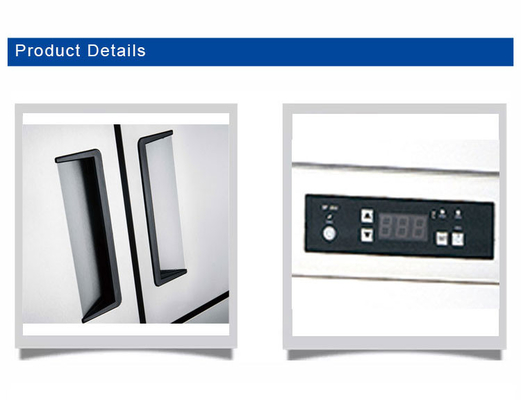 Electric Stainless Steel Restaurant Freezer with -12.C to -18.C Temperature Range