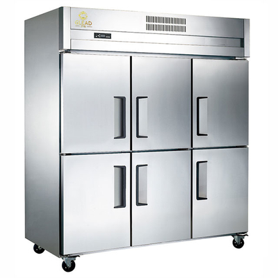 Stainless Steel Commercial Refrigerator Freezer with Freezing Functionality for Storage - 220-240V 50Hz