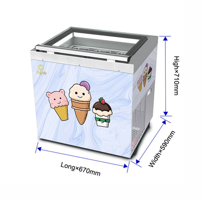 Italian Pan 3pcs Refrigeration Equipment with Ventilated Cooling System