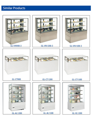Ventilated Industrial Cold Storage / Industrial Chiller Units with Smart Gelato Ice Cream Showcase