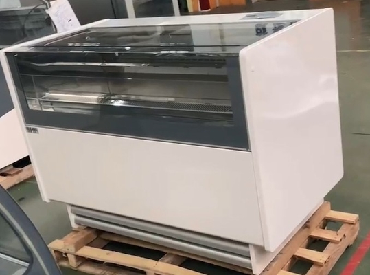 Gelato Ice Cream Showcase Industrial Refrigeration Equipment N.W 255KG 220-240V/1PH/50HZ