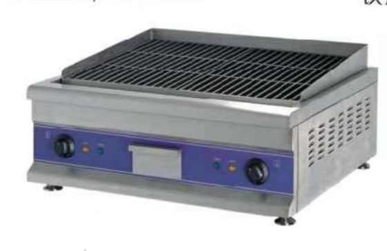 Iron Lava Rock Grill Digital Control Panel Cooking Equipment with 500-700 Degrees Temp