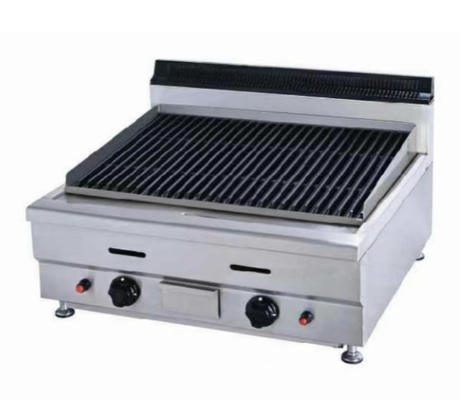 500-700 Degrees Silver And White Kitchen Grill Oven For Precise Food Grilling