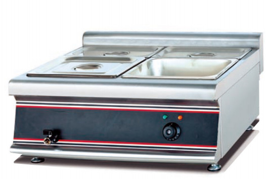 Dual Voltage Silver Electric Restaurant Soup Warmer Display Unit With Temperature Control