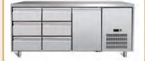 3 Doors Worktable Chiller Refrigeration Equipment Temperature 2-8C Industrial Cold Storage Solution