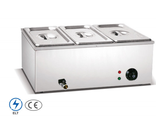 Electric Soup Heating Equipment Stainless Steel Soup Pot Warmer for Restaurants Temperature Range 0℃-100℃.