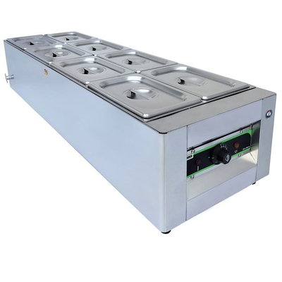 Electric Soup Heating Equipment Stainless Steel Soup Pot Warmer for Restaurants Temperature Range 0℃-100℃.